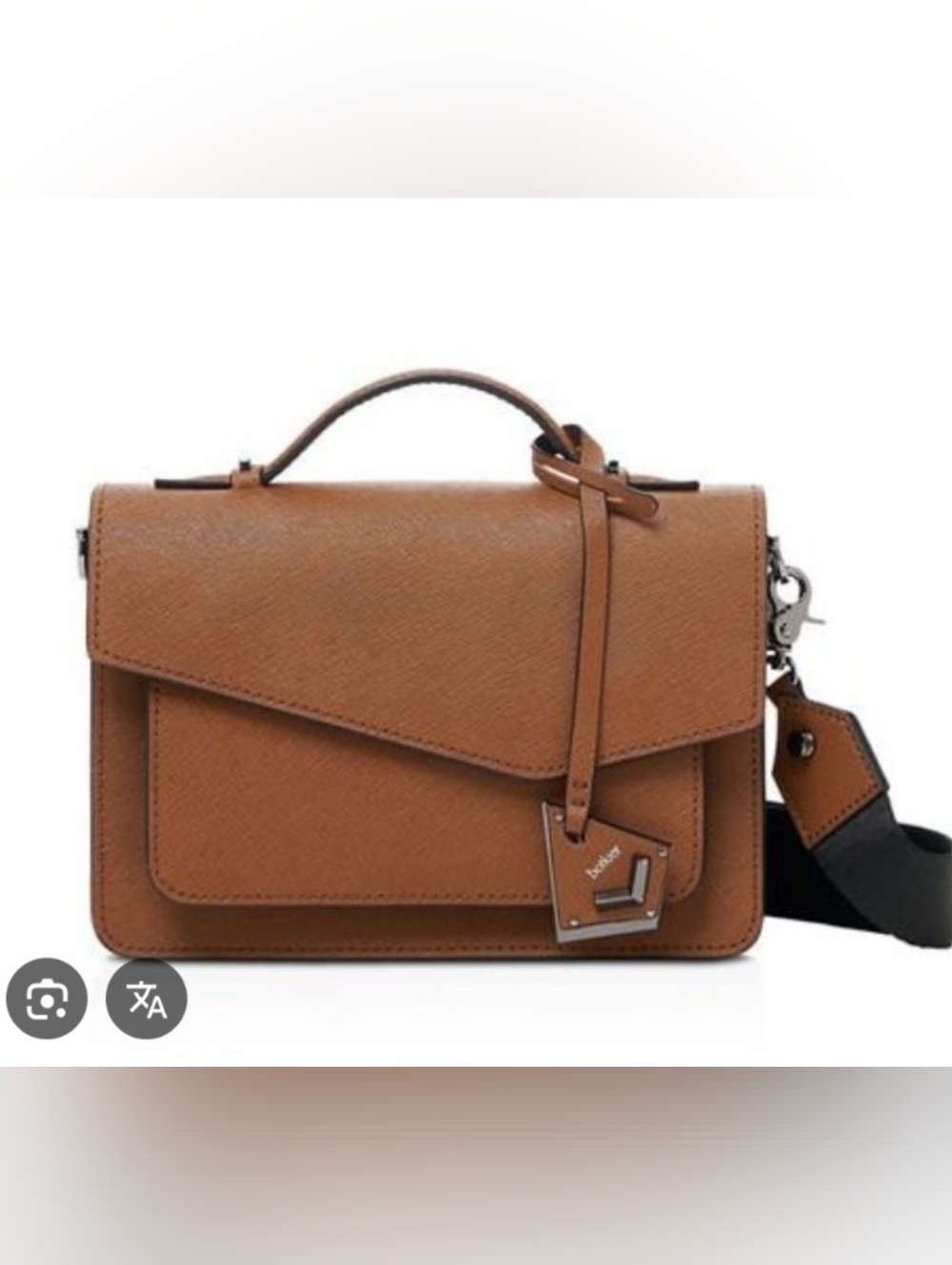 Botkier Tan Leather Top-Handle Satchel